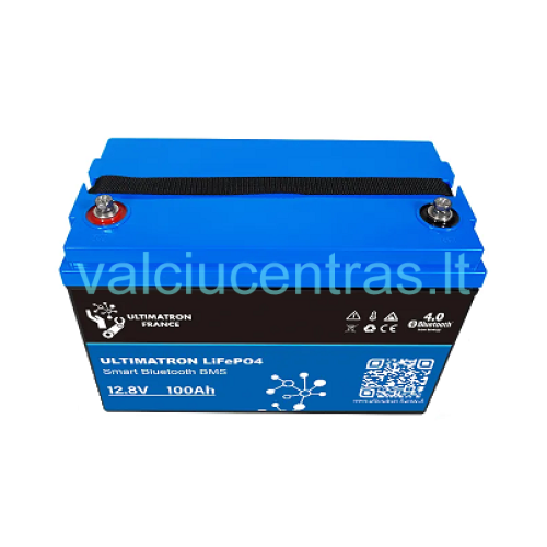ULTIMATRON 12V/100Ah LITHIUM akumuliatorius ULTIMATRON 12V/100Ah LITHIUM akumuliatorius